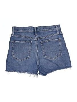 Madewell High-Rise Denim Shorts in Burke Wash: Button-Front Edition (view 2)
