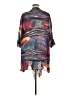 Caroline Rose 100% Viscose Purple Kimono Size 1X - photo 2