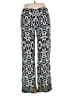 Bindya Animal Print Silver Casual Pants Size L - photo 2