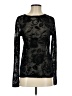 White Birch Black Long Sleeve Top Size S - photo 1