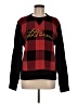 L.L.Bean Signature 100% Cotton Plaid Red Pullover Sweater Size M - photo 1