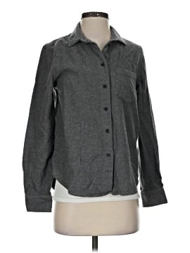 Madewell Flannel Shrunken Ex-Boyfriend Shirt (view 1)