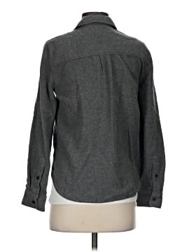 Madewell Flannel Shrunken Ex-Boyfriend Shirt (view 2)
