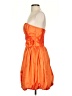 Star Box 100% Polyester Orange Cocktail Dress Size S - photo 5