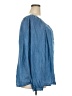 Talbots 100% Tencel Blue 3/4 Sleeve Blouse Size 3X - photo 4