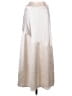 Fashion Metallic Silver Ivory Formal Skirt Size M - photo 2