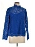 J.Crew Blue Long Sleeve Blouse Size 10 - photo 1
