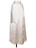 Fashion Metallic Silver Ivory Formal Skirt Size M - photo 1