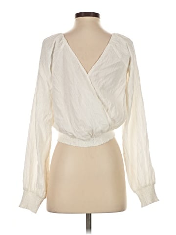 Pookie & Sebastian Long Sleeve Blouse (view 2)
