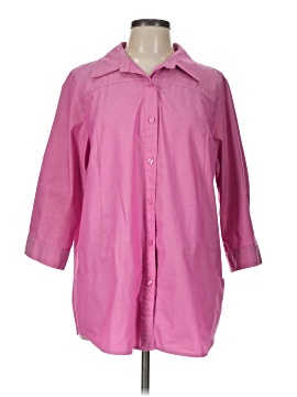 Joan Rivers 3/4 Sleeve Button-Down Shirt (view 1)