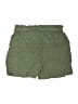 Sanctuary 100% Linen Solid Green Khaki Shorts Size M - photo 2