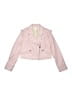LoveShackFancy 100% Leather Pink Jacket Size 10 - photo 1