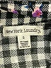 New York Laundry 100% Polyester Checkered-gingham Black 3/4 Sleeve Blouse Size S - photo 7