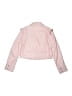 LoveShackFancy 100% Leather Pink Jacket Size 10 - photo 2