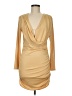 Shein Tan Cocktail Dress Size 6 - photo 1
