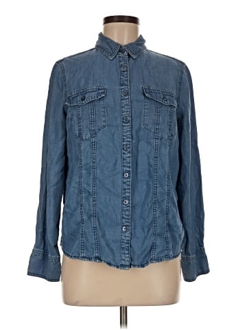 Chico's Long Sleeve Button-Down Shirt (view 1)