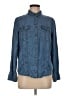 Chico's 100% Lyocell Blue Long Sleeve Button-Down Shirt Size Med (1) - photo 1