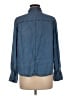 Chico's 100% Lyocell Blue Long Sleeve Button-Down Shirt Size Med (1) - photo 2