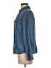 Chico's 100% Lyocell Blue Long Sleeve Button-Down Shirt Size Med (1) - photo 5