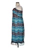 Pinky Print Blue Cocktail Dress Size 16 - photo 5