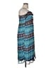 Pinky Print Blue Cocktail Dress Size 16 - photo 4
