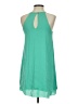 Tyche Solid Teal Casual Dress Size S - photo 2