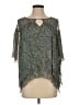 Calypso St. Barth Teal 3/4 Sleeve Blouse Size XS - photo 1