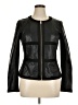 Karl Lagerfeld Paris 100% Polyurethane Black Jacket Size 14 - photo 1