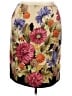 Talbots Floral Tan Silk Skirt Size 18 - photo 1