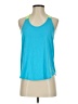 Nike 100% Polyester Blue Active Tank Size S - photo 1