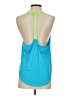 Nike 100% Polyester Blue Active Tank Size S - photo 2