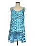 Nordstrom Aztec Or Tribal Print Blue Casual Dress Size M (estimated) - photo 1