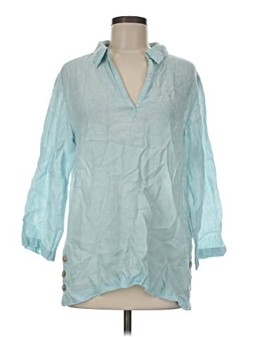 St. Tropez West 3/4 Sleeve Blouse (view 1)
