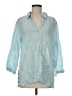 St. Tropez West Teal 3/4 Sleeve Blouse Size M - photo 1