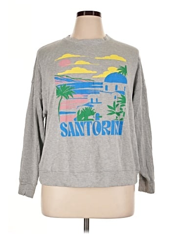Green Envelope Long Sleeve T-Shirt (view 1)