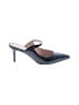 J.Crew 100% Leather Blue Heels Size 6 1/2 - photo 1