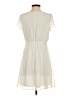 Express Outlet 100% Polyester Solid Ivory Casual Dress Size S - photo 2
