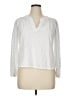 Boden 100% Cotton White Long Sleeve Blouse Size 16 - photo 1