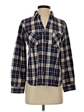Skies Are Blue Long Sleeve Button Down Shirt