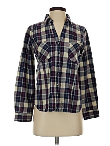 Skies Are Blue Long Sleeve Button-Down Shirt (view 1)