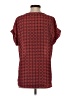 Pleione 100% Polyester Red Short Sleeve Blouse Size S - photo 2