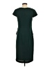 Ann Taylor 100% Polyester Solid Green Casual Dress Size 4 - photo 2