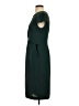 Ann Taylor 100% Polyester Solid Green Casual Dress Size 4 - photo 5