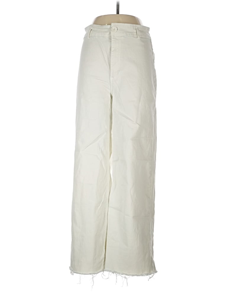 Pre-owned Oat Jeans In Ivory