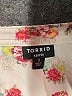 Torrid Floral Ivory Short Sleeve Blouse Size 3X Plus (3) - photo 7