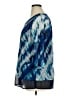 JM Collection Tie-dye Blue 3/4 Sleeve Blouse Size XL (estimated) - photo 5