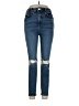 Good American Hearts Blue Jeans Size 12 - photo 1