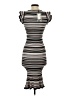 Milly Stripes Gray Casual Dress Size P (petite) - photo 2