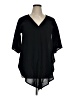 Unbranded Black Short Sleeve Blouse Size XL (estimated) - photo 1