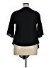 Unbranded Black Short Sleeve Blouse Size XL (estimated) - photo 2